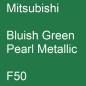 Preview: Mitsubishi, Bluish Green Pearl Metallic, F50.